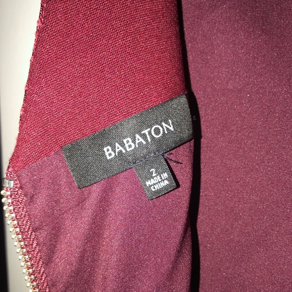Wine color Babaton dress - Picture 5 of 7